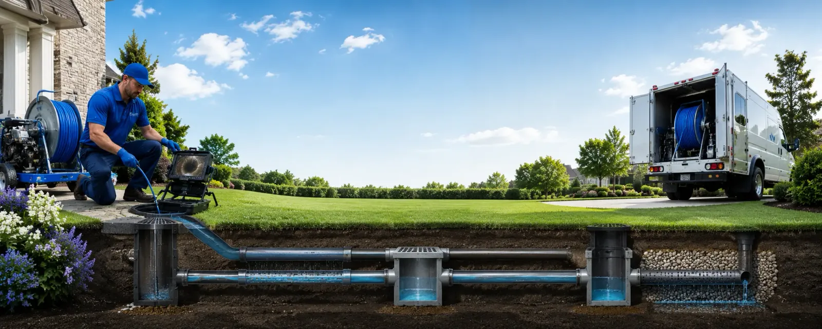 Outdoor drain cleaning information for Mathews, AL